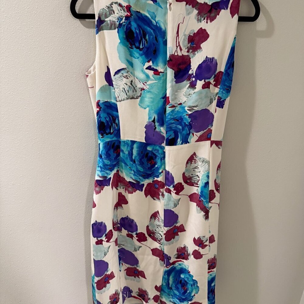 St.‎ John Collection Women's Evening Garden Silk Crepe - Size 4 - Picture 3 of 10